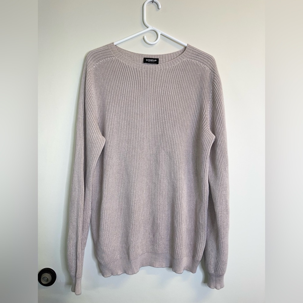 Dondup Men's Cream Crewneck Sweater